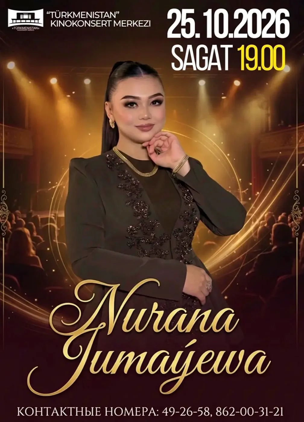 🎤 Nurana Jumaýewanyň konserti