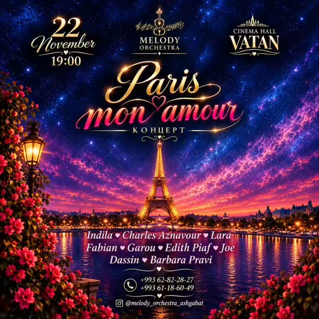 🎶 Paris mon amour