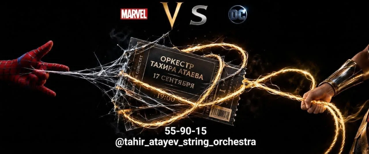 🎬 MARVEL VS DC — симфоническое шоу оркестра Тахира Атаева